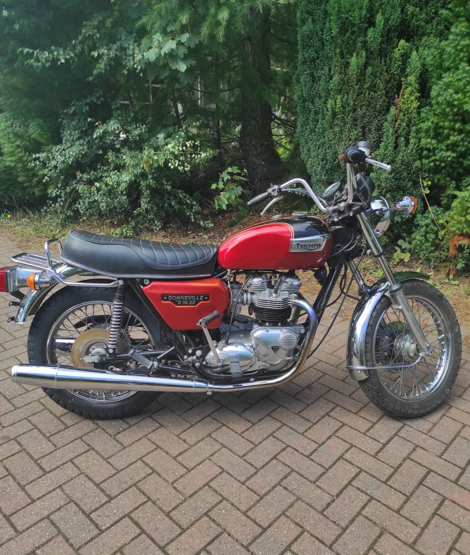 Restored motorcycle